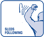 hand Signals sleds Follow